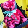 Интерьерная игрушка Медведь Bern Art 30 см розовый