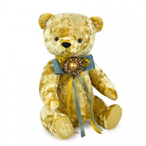 Интерьерная игрушка Медведь  Bern Art  -золотой