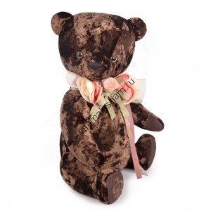 Интерьерная игрушка Медведь  Bern Art коричневый