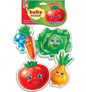 Мягкие пазлы Baby puzzle Овощи