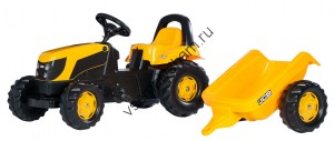 Детский педальный трактор Rolly Toys Kid JCB 12619