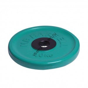 Диск олимпийский Barbell d 51 мм цветной 10,0 кг