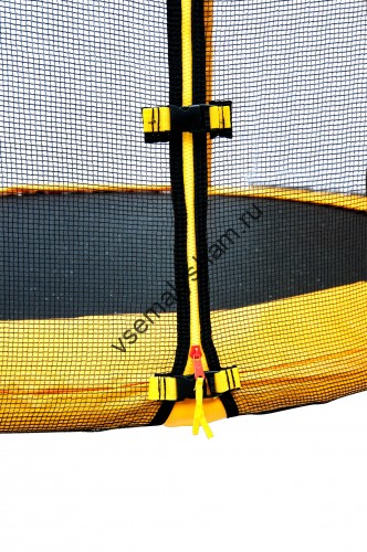 Батут с защитной сеткой КМС Trampoline 8 (d-2,4 м)