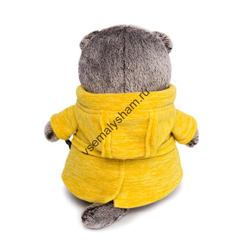 Кот Басик в желтой куртке B&Co
