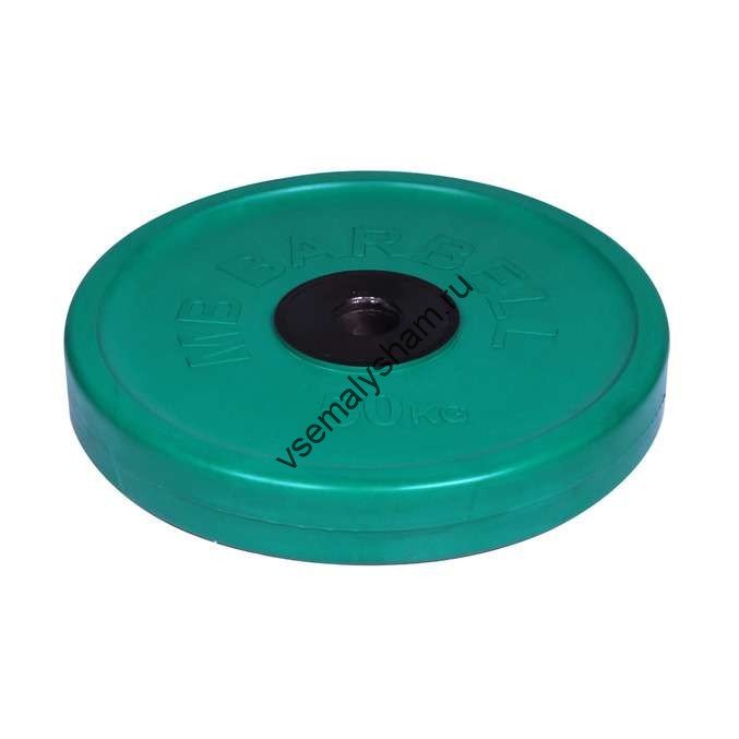 Диск олимпийский Barbell d 51 мм цветной 50,0 кг