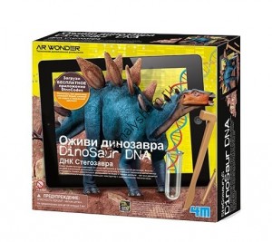 Набор Оживи динозавра ДНК Стегозавра 4М