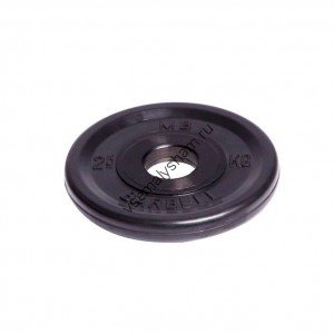 Диск олимпийский Barbell d 51 мм чёрный 2,5 кг