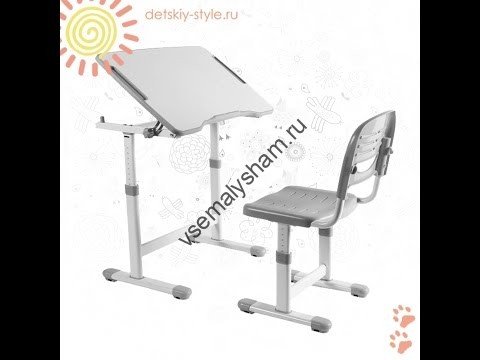 Комплект мебели Fun Desk PICCOLINO II парта и стул  Видео