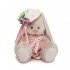 Мягкая игрушка Budi Basa Зайка Ми в бледно-розовом платье и шляпке с цветами 23 см