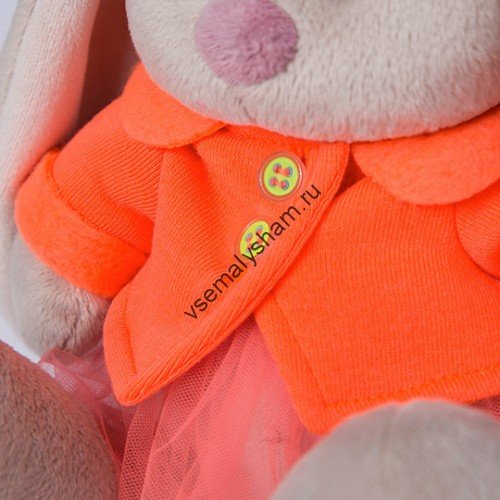 Мягкая игрушка Budi Basa Зайка Ми в оранжевой куртке и юбке 23 см