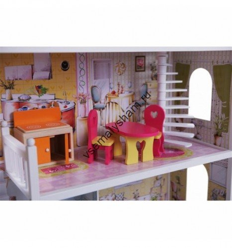Кукольный дом EDUFUN EF4108 с мебелью