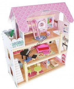 Кукольный дом EDUFUN EF4110 с мебелью