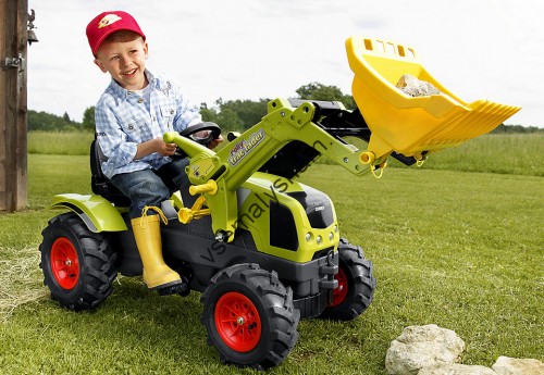 Детский педальный трактор Rolly Toys Claas pompowan 611072