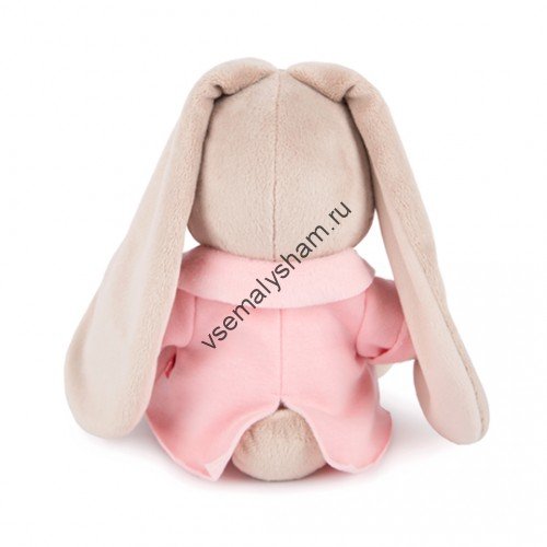Мягкая игрушка Budi Basa Зайка Ми в розовой меховой курточке 23 см