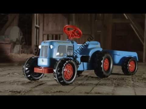 Детский педальный трактор Rolly Toys Kiddy Classic 630042 Видео