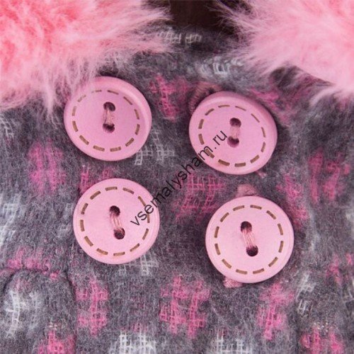 Мягкая игрушка Budi Basa Зайка Ми в пальто и розовой шапке 32 см