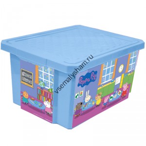 Littel Angel Детский ящик для хранения игрушек "X-BOX" "Свинка Пеппа"