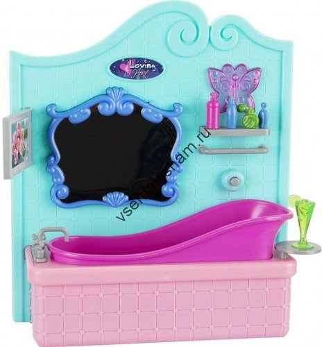 Мебель для куклы S+S Toys Ванная комната ES-2908