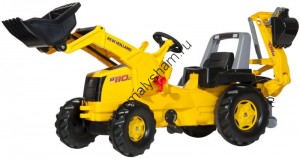 Детский педальный трактор Rolly Toys Junior Holland Construction 813117