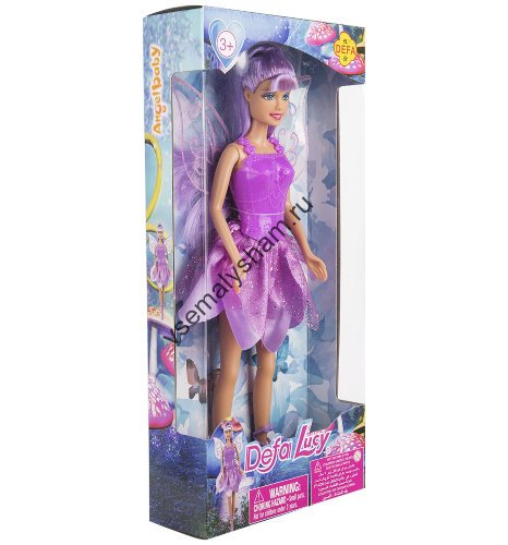 Кукла Defa Фея в фиолетовом наряде dl8324