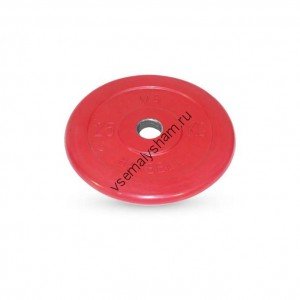 Диск обрезиненный Barbell d 51 мм цветной 25,0 кг