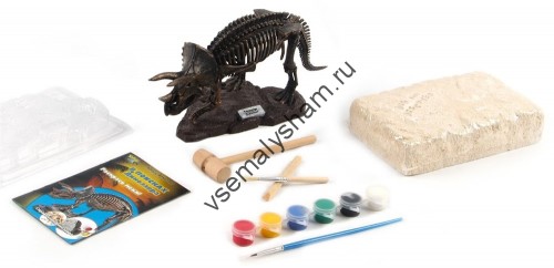 Набор Юный Археолог Раскопки Динозавр Ищем и раскрашиваем