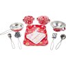 Набор посуды для кукол Игруша 12 предметов (металл) сh0386