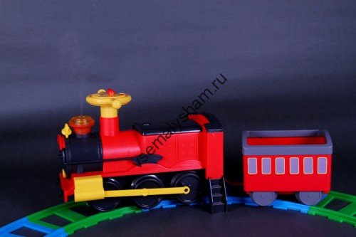 Каталка Vip Toys Красный паровоз 7221