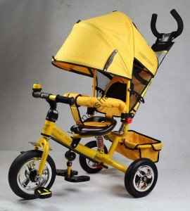 Детский трехколесный велосипед Smart Trike A03B желтый