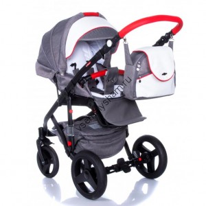 Коляска Adamex Vicco 2 в 1 (RED-GRAPHITE) R2