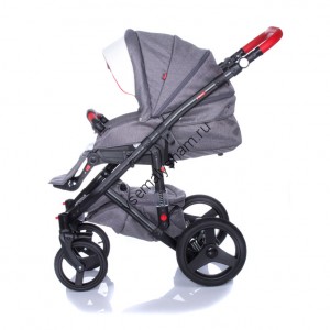 Коляска Adamex Vicco 2 в 1 (RED-GRAPHITE) R2