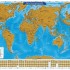 Скретч-карта мира Карта твоих путешествий