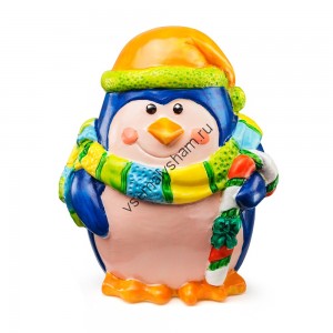 Копилка-раскраска Пингвин