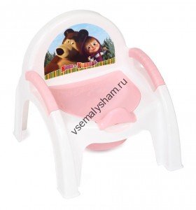 Горшок-стульчик Бытпласт Маша и Медведь 13799
