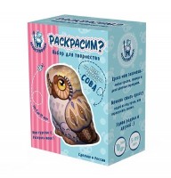 Керамическая фигурка-раскраска Сова