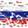 Магнитный географический пазл Россия