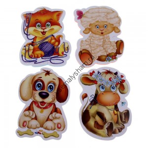 Мягкие пазлы Baby puzzle Домашние любимцы