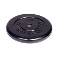 Диск обрезиненный Barbell d 26 мм чёрный 10,0 кг