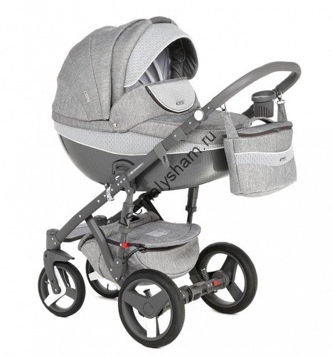 Коляска 2 в 1 Adamex  Monte Carbon 