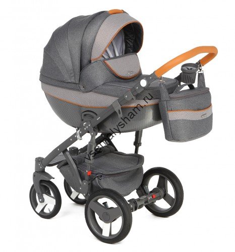 Коляска 2 в 1 Adamex  Monte Carbon 