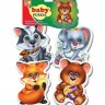 Мягкие пазлы Baby puzzle Лесные жители