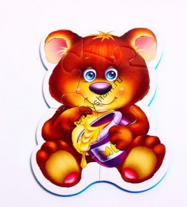 Мягкие пазлы Baby puzzle Лесные жители