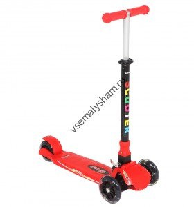 Самокат Lider Kids QQBear красный