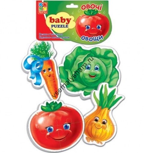 Мягкие пазлы Baby puzzle Овощи