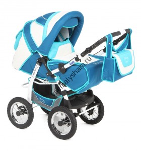 Синий с белым принтов надув. GL000448448