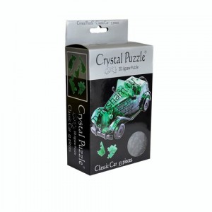 3D Головоломка Автомобиль зеленый