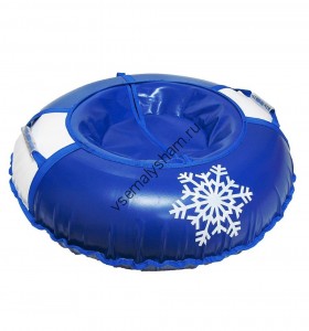Санки надувные Иглу снежинка крас./син.