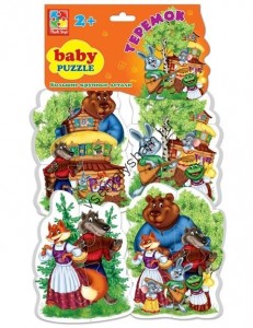 Мягкие пазлы Baby puzzle Теремок