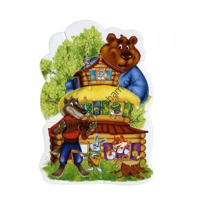Мягкие пазлы Baby puzzle Теремок