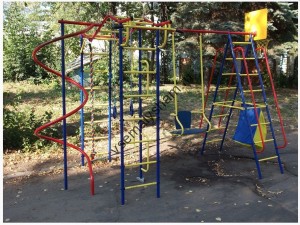 Спортивный комплекс Пионер Вираж дачный плюс со спиралью